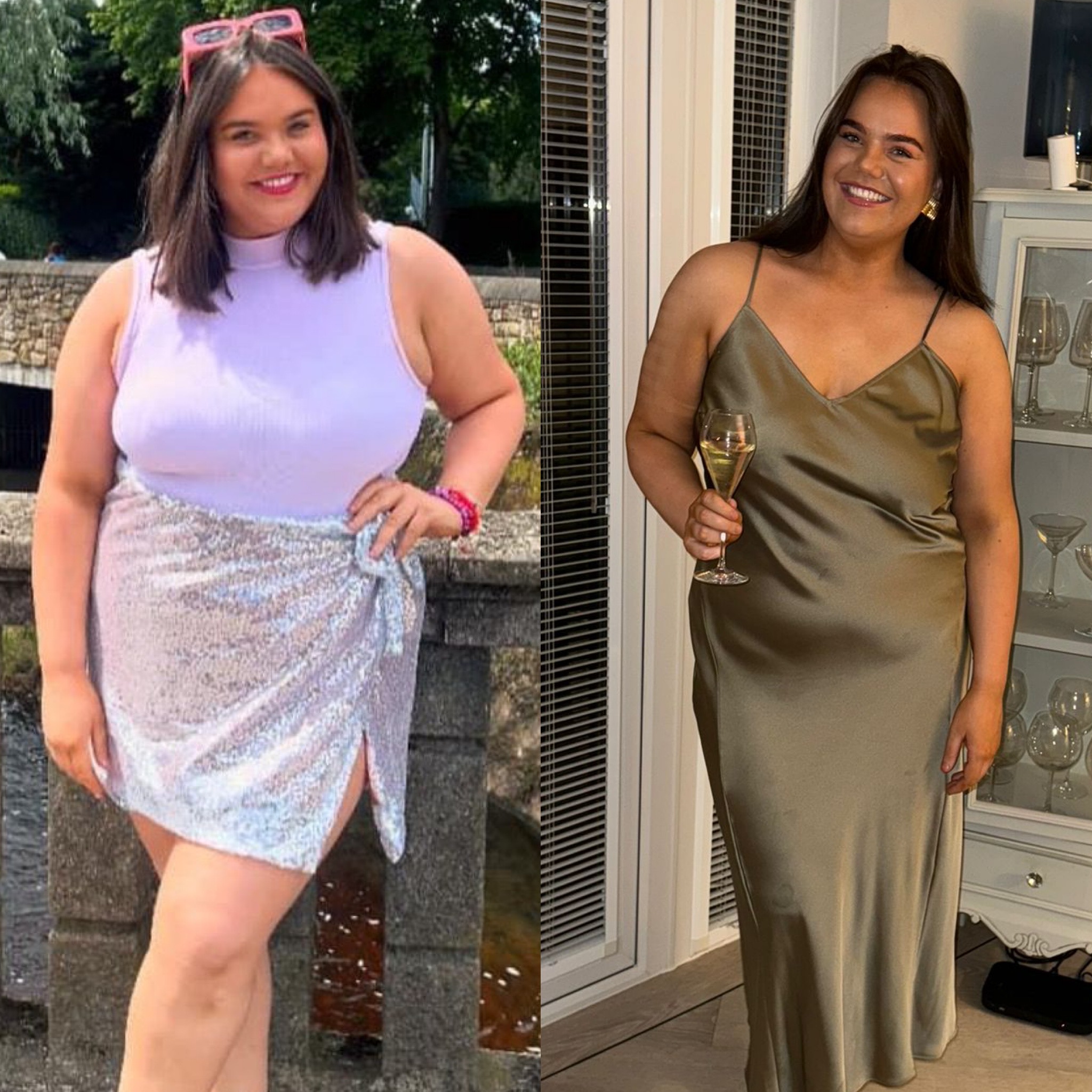 Female client lifestyle and fat-loss transformation